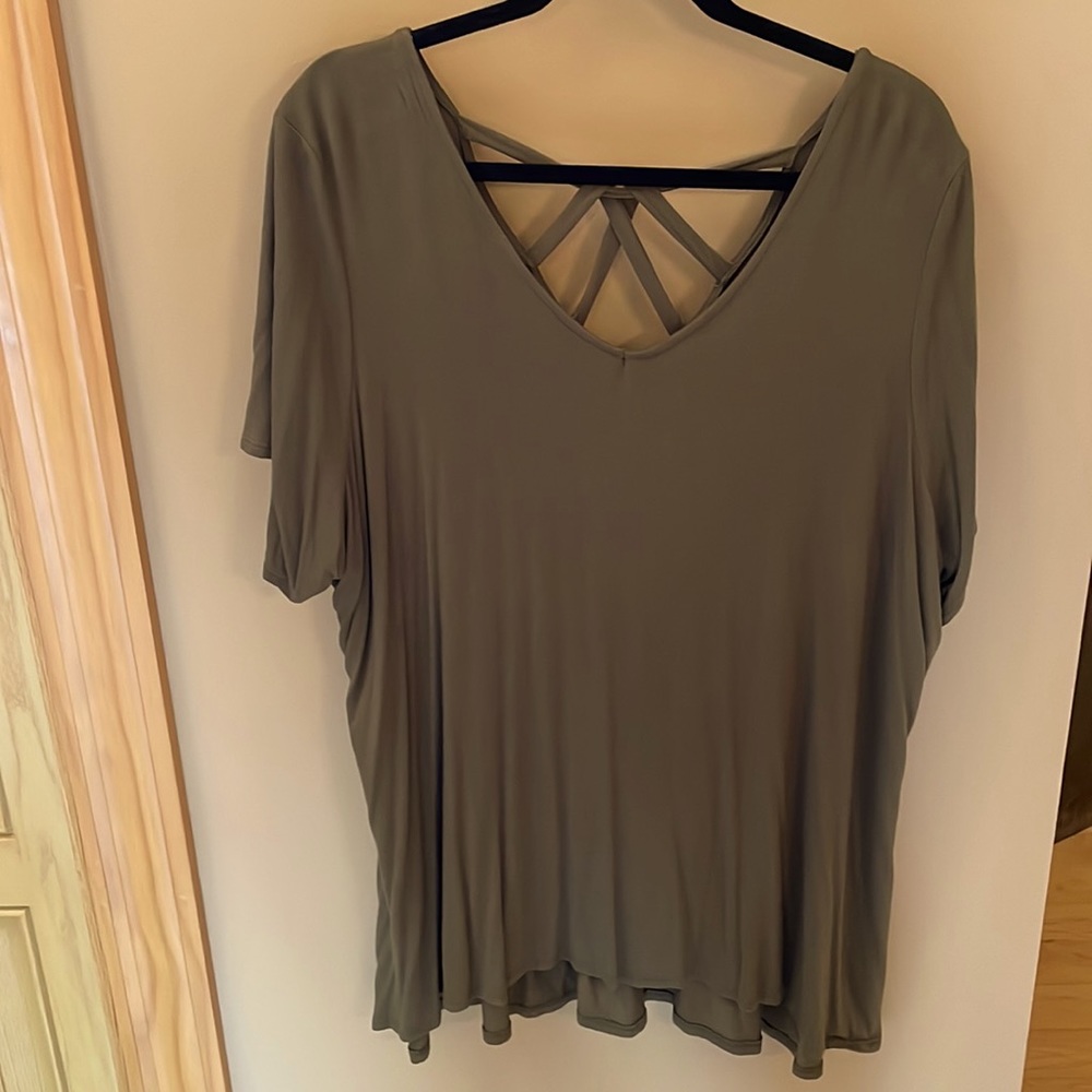 Khaki green tunic